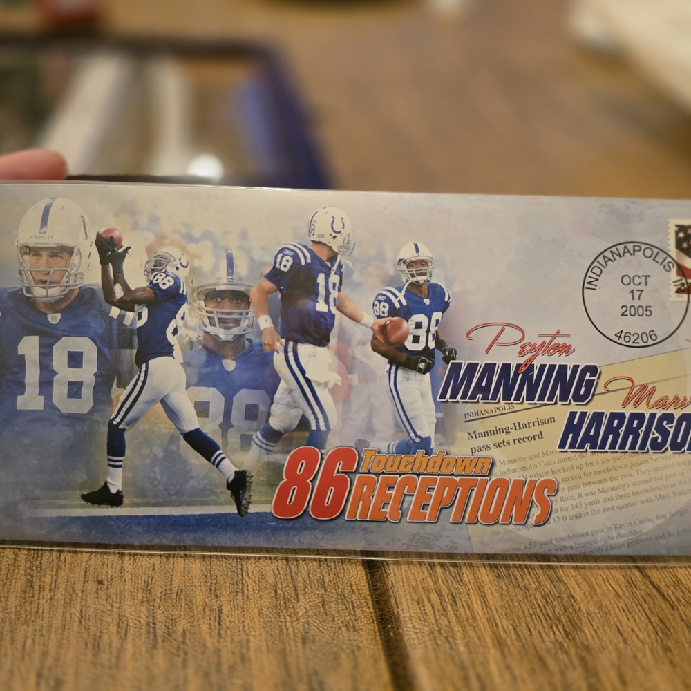 NFL Indianapolis Colts Touchdown Celebration Envelope - Blue and White